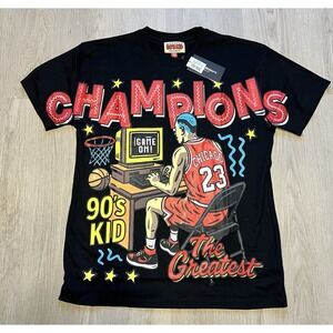 BrandMakers 90's Kid Champion SZ M Men's Jordan Bryant T Shirt Lakers Bulls NWT